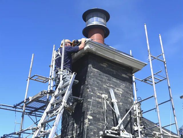 Sturdy chimney crown finished by Rosemead Chimney Sweep in Rosemead, CA