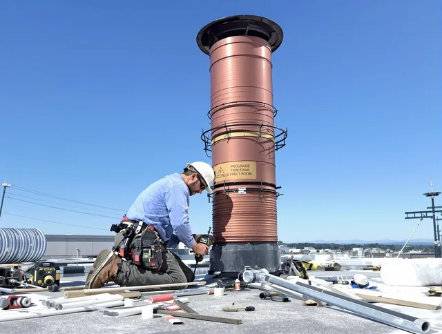 Installed chimney liner by Rosemead Chimney Sweep in Rosemead, CA