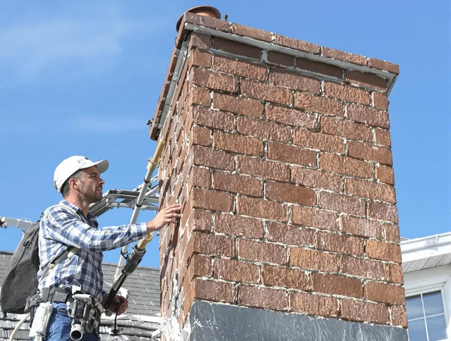 Brickwork for a chimney rebuild by Rosemead Chimney Sweep in Rosemead, CA