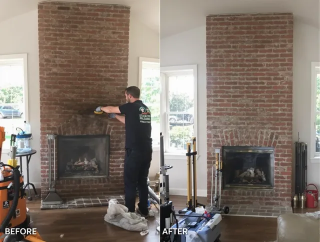 Finished chimney sweeping service by Rosemead Chimney Sweep in Rosemead, CA