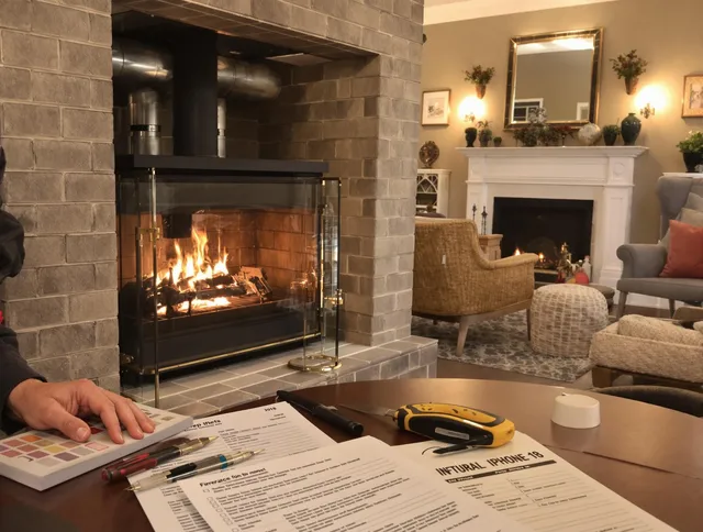Rosemead Chimney Sweep verifying fireplace safety measures in Rosemead, CA